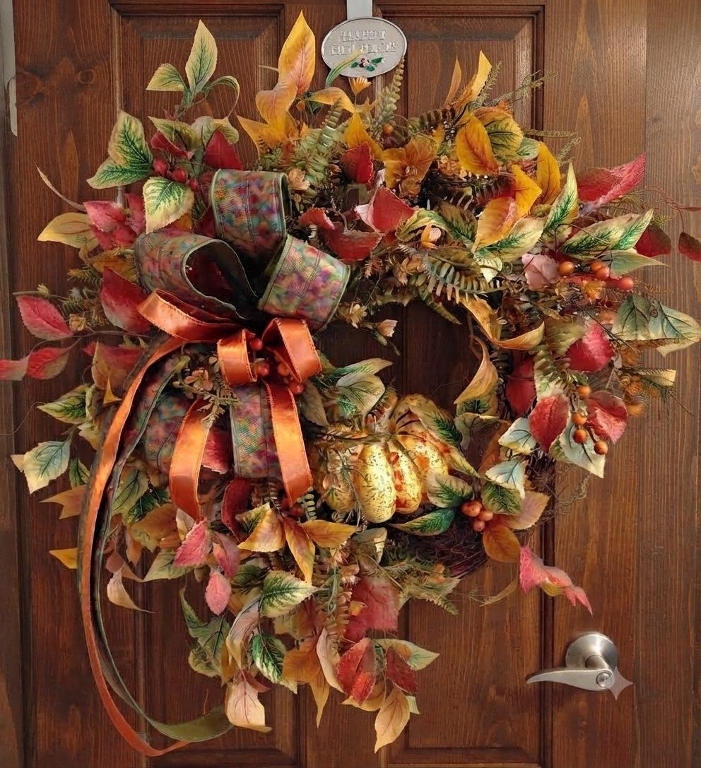 Autumn Harvest Grapevine Wreath